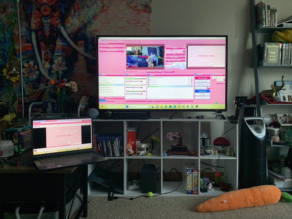 peachypotpi's tweet photo. Ahhh my stream setup has 2 camera angels and my goofy ass self, what more do you need?
Cum join my stream tonight!
Lush controls for chat, erotica reading with my fuck machine, you won’t wanna miss it 😘 https://t.co/mNPRKzkmMJ