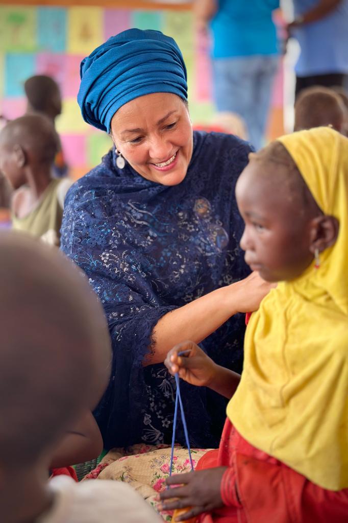 AminaJMohammed's tweet photo. Inspired by the courage of refugees I met today at Farchana camp - many women and children. Sudanese refugees have been generously welcomed by Chad. https://t.co/GmNgGNtjva