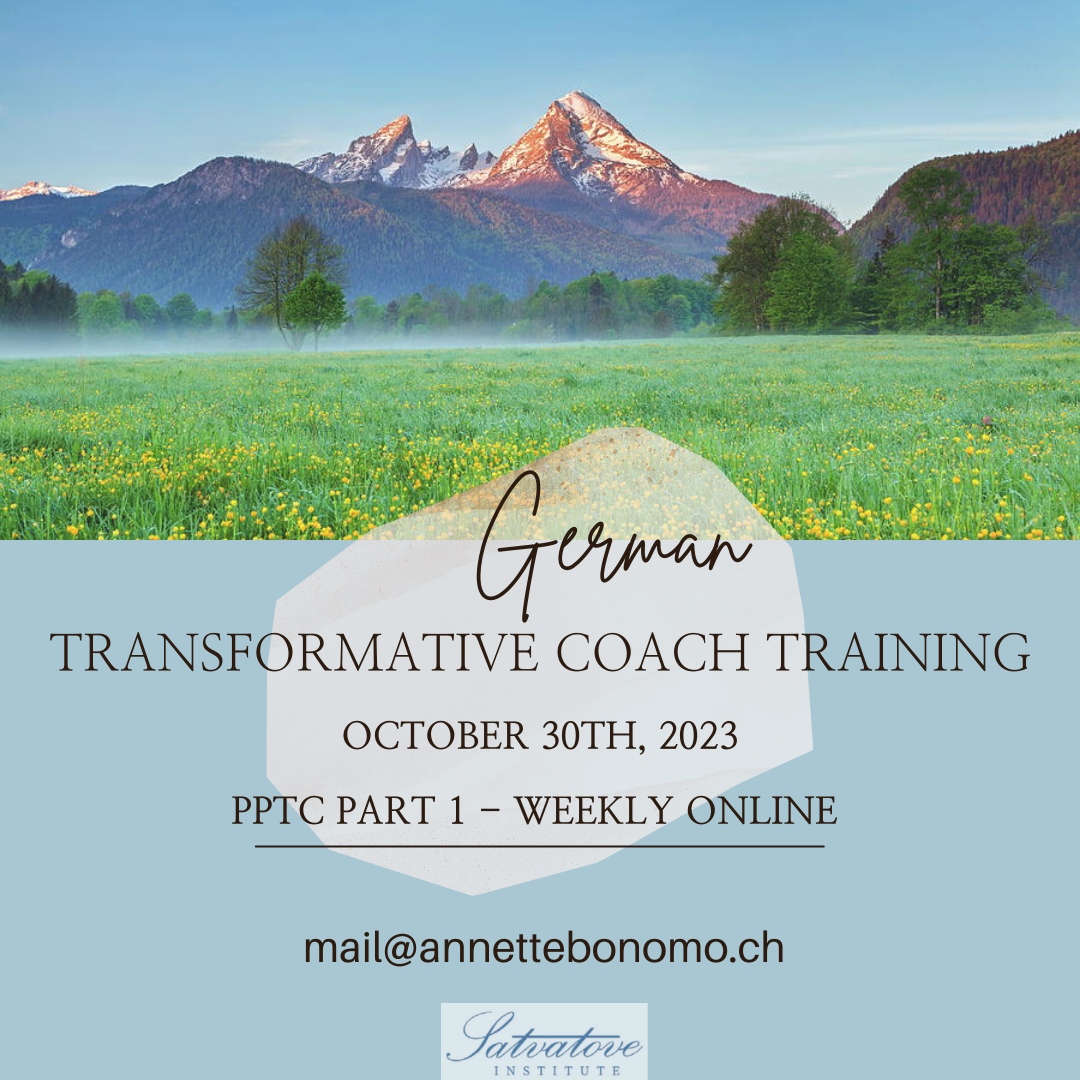 Satvatove's tweet image. PPTC Transformative Coach Training in German language begins Oct 30th, 2023

PPTC is a 3 part Coach training that meets weekly via zoom

Learn more - mail@annettebonome.ch

#transformativecommunication #communication #healing #realionships