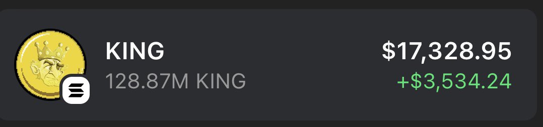 Oh green days, I’ve missed you much. 

Start stacking $KING if you haven’t. We are in a long termed game, remember. 👑