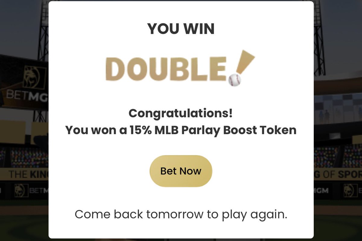 CouchQBEV's tweet photo. ⚾️MGM Mini Game Mystery Parlay Boost⚾️

EV 7%
QK .43U
FV +369

Playing this with good lines to Pinny. Devig is with a 10% boost and I went .6U since I got 15% when I played https://t.co/an8kQQl8t8
