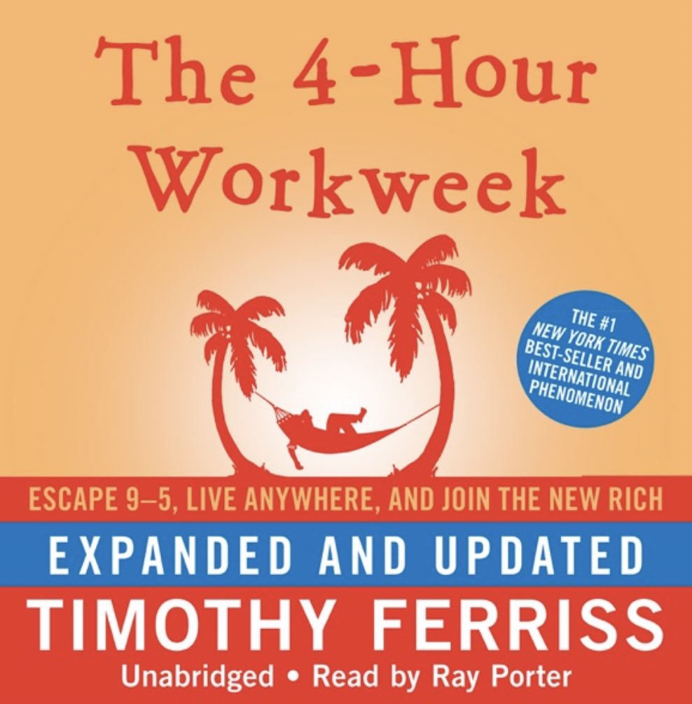 BlakeKlumpp's tweet photo. Book 2 down
#4hourworkweek https://t.co/GoO5QRerUd