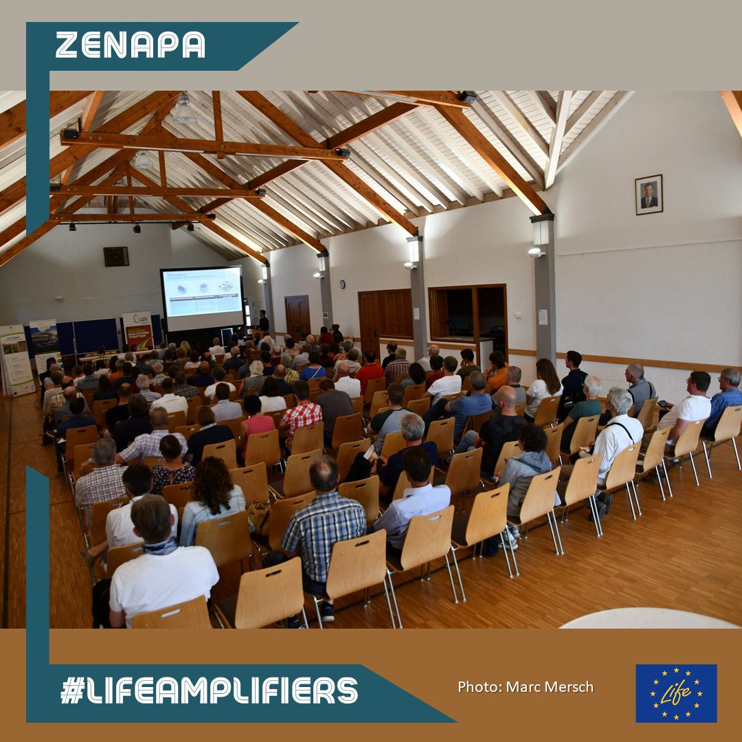 Information event on PV 27/06 by the Natur- &amp; Geopark Mëllerdall, Klima Agence &amp; the regional energy cooperative "Energiepark Mëllerdall" ☀️ 100 interested citizens | Installation of an own PV system, balcony power plants. 2nd event mid-July #ZENAPA <a href="/LIFEprogramme/">LIFE Programme</a> #LIFEAmplifiers
