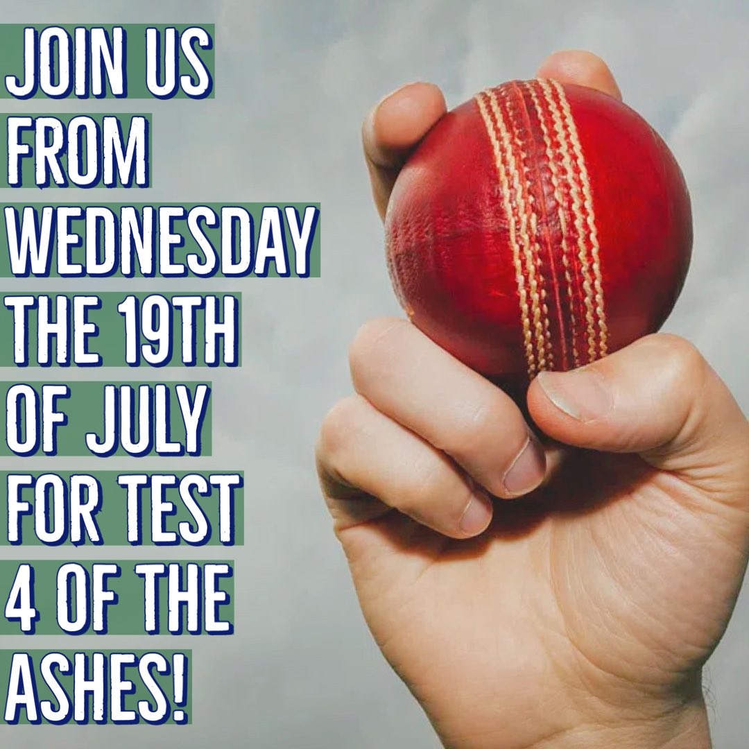 🏏STARTING TOMORROW🏏
Join us at The Beehive for the 4th test in the Ashes!🏏🍺 Please check our opening hours.
#stalbans #stalbanspub #stalbanspubs #lovestalbanspubs