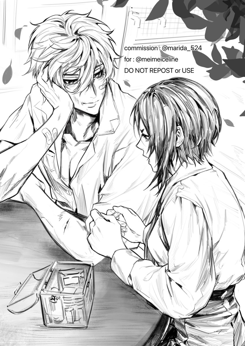 meimeiceline's tweet photo. นะนาย เลิกชกต่อยเพื่อเราได้มั้ย?😾 
[ngro] reo fem!

art by @.marida_524 https://t.co/Yusk2JXDeJ