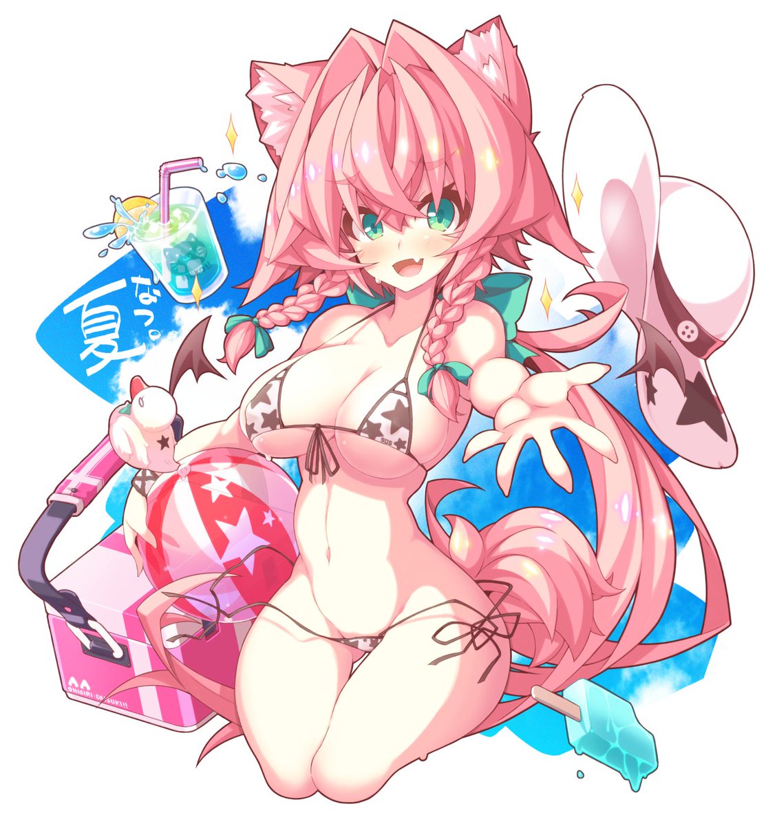 「水着絵描きた～い!!!!! 」|りくまる🍙🍙のイラスト