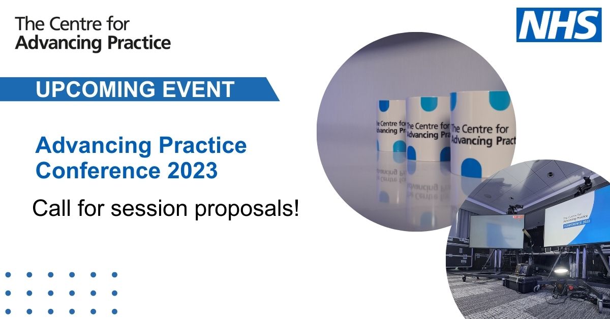 Help us to showcase the excellence in advancing practice by submitting session proposals to present at the upcoming Advancing Practice Conference. Find out more here: orlo.uk/BpISS #AdvancingPractice2023