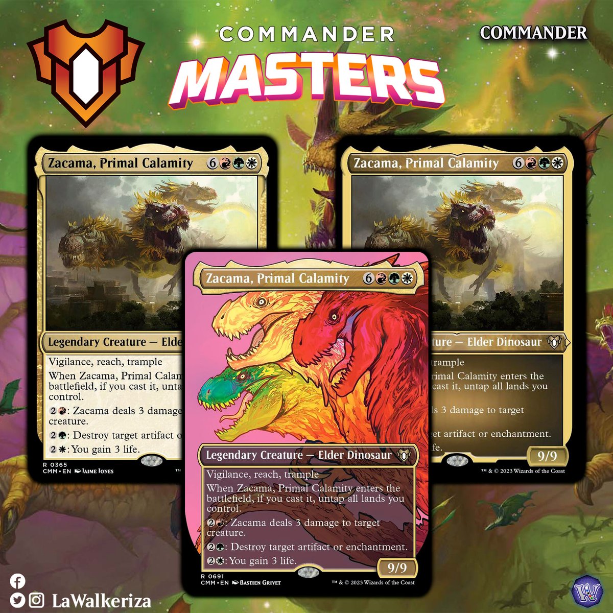 LWalkeriza's tweet photo. #LaWalkeriza
#MTGHispano #MTGCMaster #MTGspoilers #MTG #MagicTheGathering #mtgcommunity
#MTGcommander #Zacama #Gisela #Meren https://t.co/s6wyVrEvD6