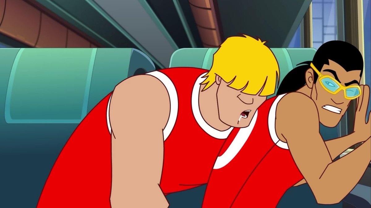 supa_sweetheart's tweet photo. I don't know guys, I think Blok has a new hobby which is crushing El Matador... Btw. I wonder how North is dealing with this... 🤪 

• El Matador looks very comfortable btw.

#supastrikas #supafans #supafan #comfortcharacter #funny #supastrikaselmatador #elmatagirl https://t.co/jnOxKbft7Y