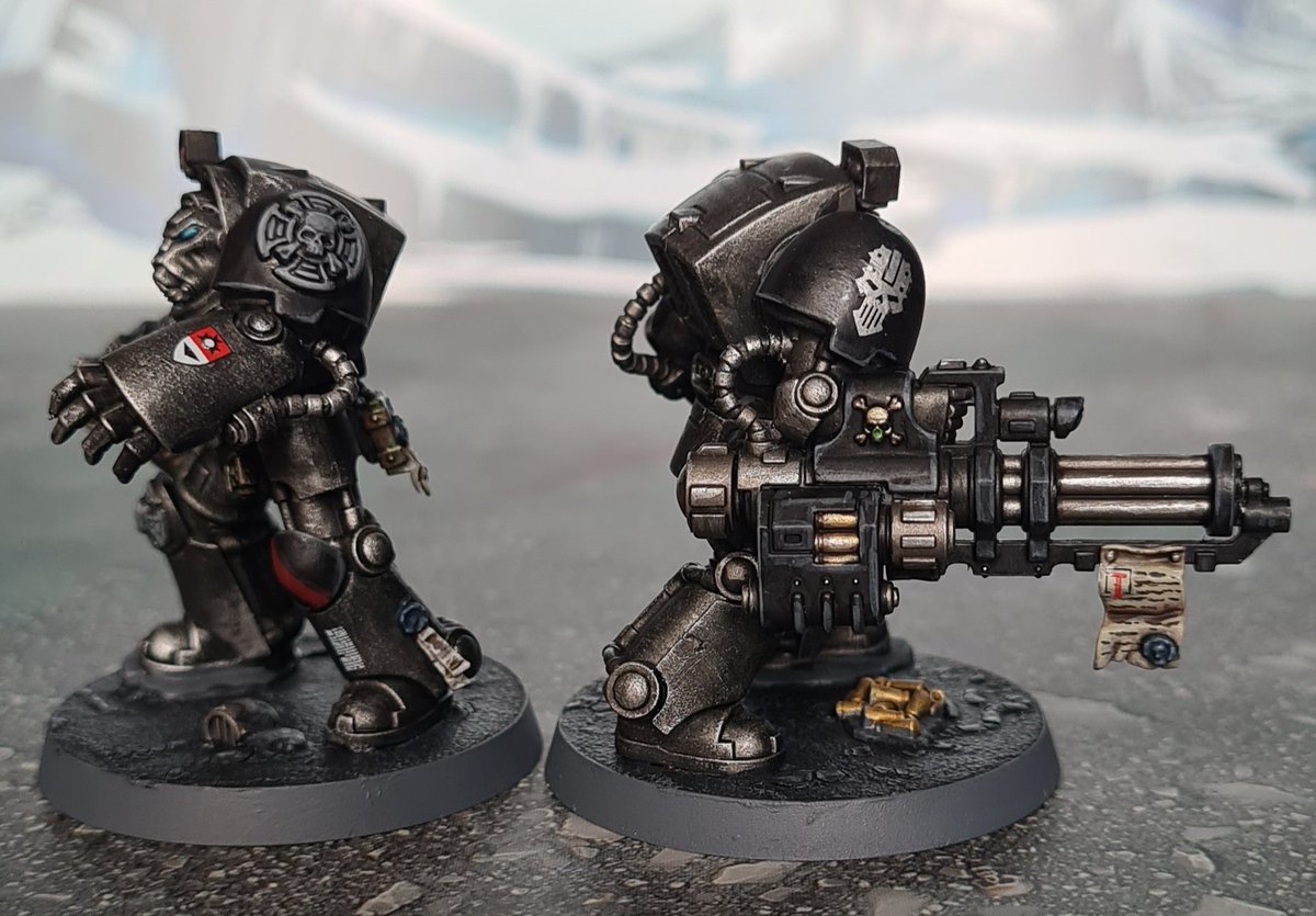 HandsVsWorld's tweet photo. Iron Wardens Terminators
#WarhammerCommunity #PaintingWarhammer #IronWardens #BallistusDreadnought #TerminatorLibrarian #ApothecaryBiologis #New40k #Leviathan #Terminators #Captain #SpaceMarines #Indomitus #Primaris #AdeptusAstartes #New40K #Warhammer40k #Warhammer40000 https://t.co/26Ejxz1z1y