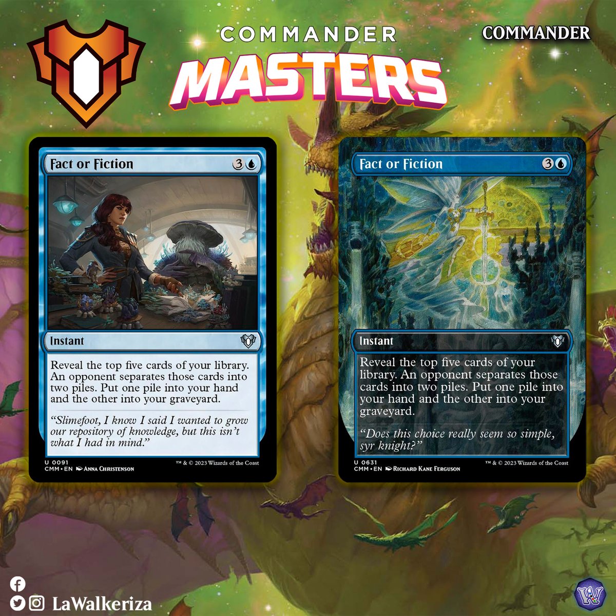 LWalkeriza's tweet photo. #LaWalkeriza
#MTGHispano #MTGCMaster #MTGspoilers #MTG #MagicTheGathering #mtgcommunity
#MTGcommander #Geralf #Purphoros https://t.co/nkTAS3q1RD