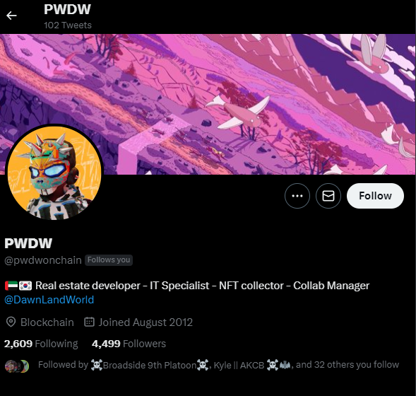 Broadsiders please beware! Please never download any files from your DMs. Especially from randoms offering you to playtest a game. This scammer @pwdwonchain is targeting our community. Please RT for awareness.