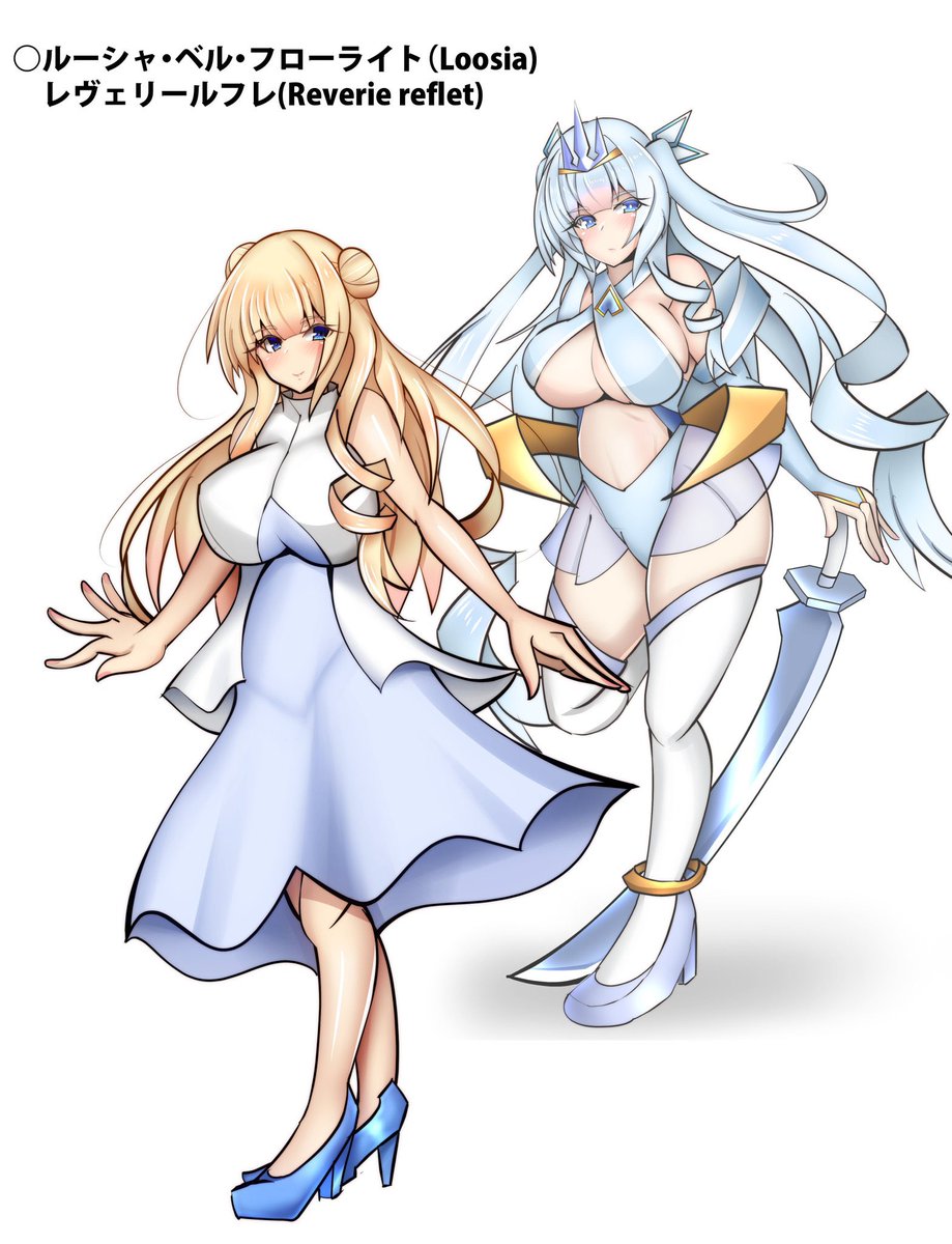 うちの子ルーシャお嬢様。
金髪清楚お嬢様…作者一番のお気に入りです。 