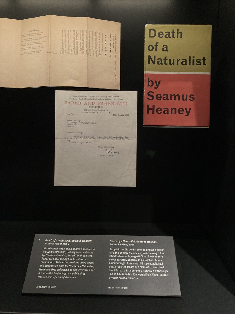 戸田昌子bot on Twitter "Seamus Heaney’s Museum, Listen Now Again, named