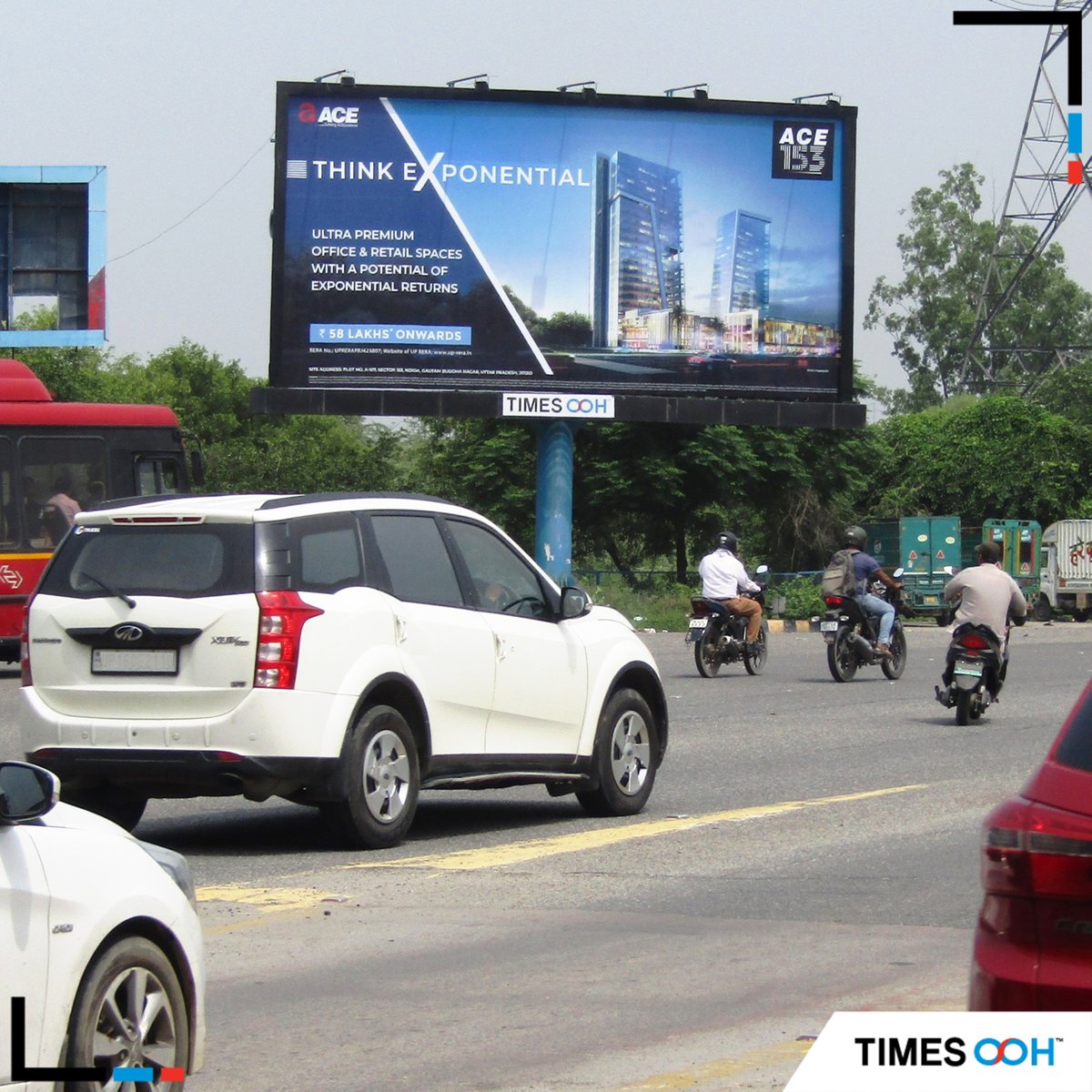 times_ooh's tweet photo. Ace-ing with King Size OOH!
Ace Group builds an exponentially great presence promoting its ultra premium project via King Size format at DND Flyway!
@AceGroupIndia #Thinkexponential #TimesOOH #DNDFLYWAY #dndflyway #delhi #noida #realestate #branding #advertising https://t.co/pAAfT7IdCZ