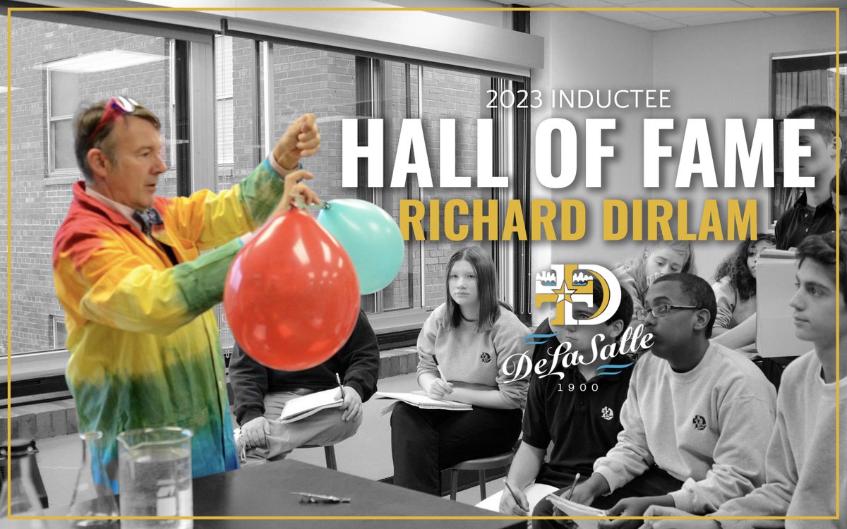 DLSislanders's tweet photo. Richard Dirlam taught for over 20 years at De. Known for his colorful lab coat and inventive science experiments, Mr. Dirlam was a favorite to so many Islanders throughout his tenure at DLS.
On August 3, we are thrilled to welcome him to the DeLaSalle HOF.
#DLSHOF2023 https://t.co/7iylHnvpKi