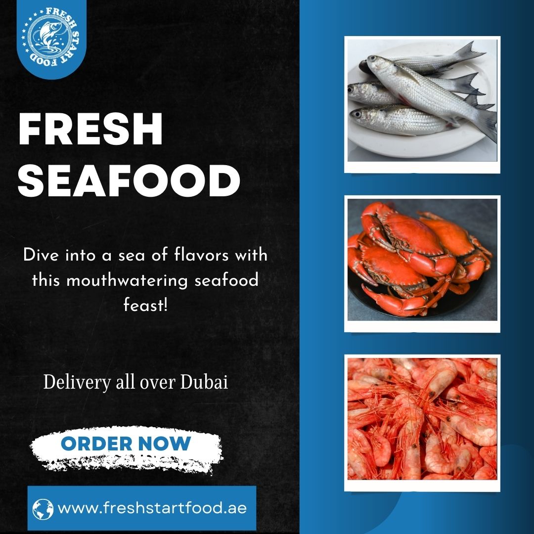 freshstartfood1's tweet image. Dive into a sea of flavors! Our irresistible seafood creations will leave you hooked. #OceanDelights #SeafoodCravings #UAE #freshstartfood #CatchOfTheDay  #SeafoodObsession #SeafoodHeaven #SeafoodPerfection #SatisfyYourCravings #تجربةبحريةلذيذة #أطباقبحريةمتنوعة