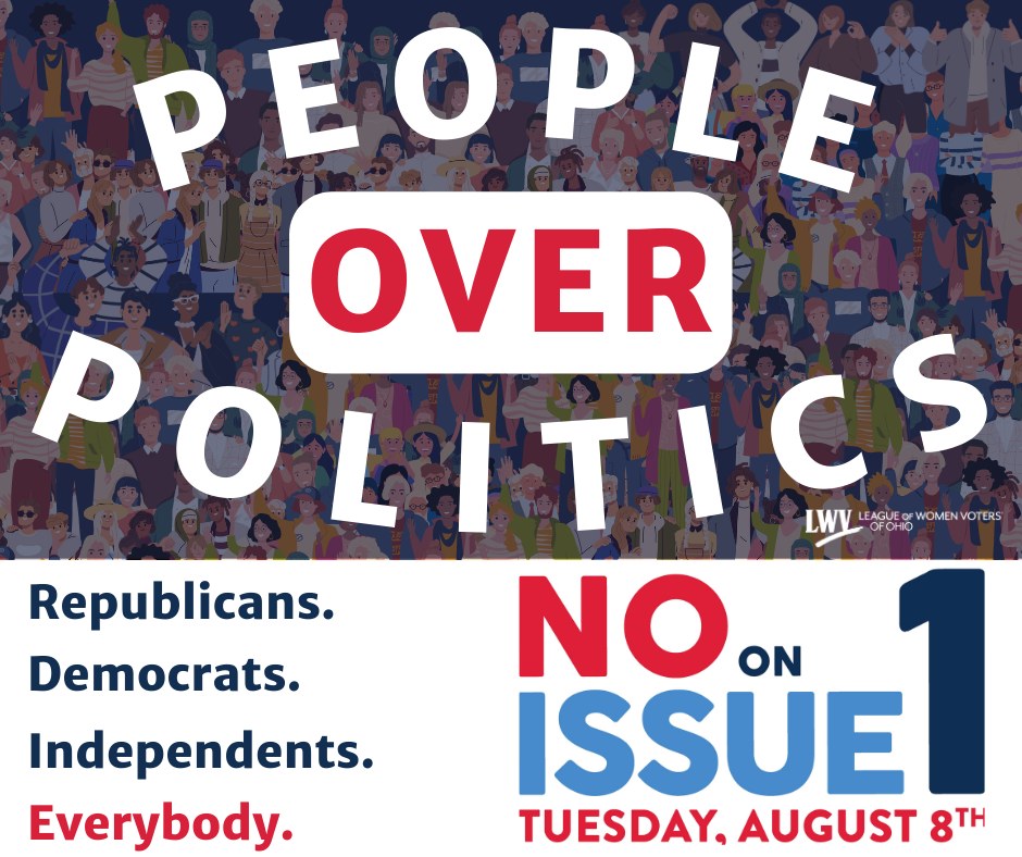 Proponents of Issue 1 have succeeded in bringing Ohioans together... to vote it down. Because no matter what party we belong to, or don't, one thing we all agree on? Don't spit in our faces and tell us it's raining. People over politics: vote NO on Issue 1 #VoteNoInAugust