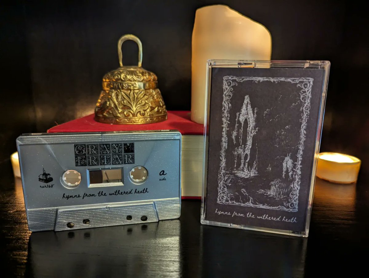Available Friday, July 21st @ 12 PM EST

RAR168 | GRAY FRIAR / WOODS OF SITH CALA - Hymns from the Withered Heath | 50 copies

Limited to 50 pro-dubbed silver cassettes with double-sided pad-print and 4-panel J-card.