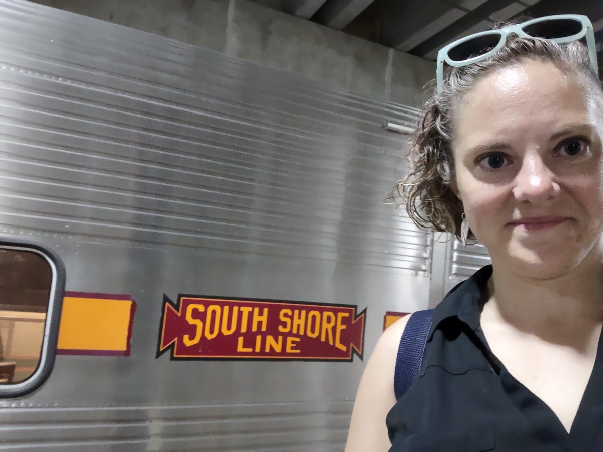 Val_bert's tweet photo. Can't pass up the chance for a transit adventure. Why drive solo when you can train-carpool- carpool- train? Leg 1: South Shore Line Chicago to Gary https://t.co/myR87HCBZJ