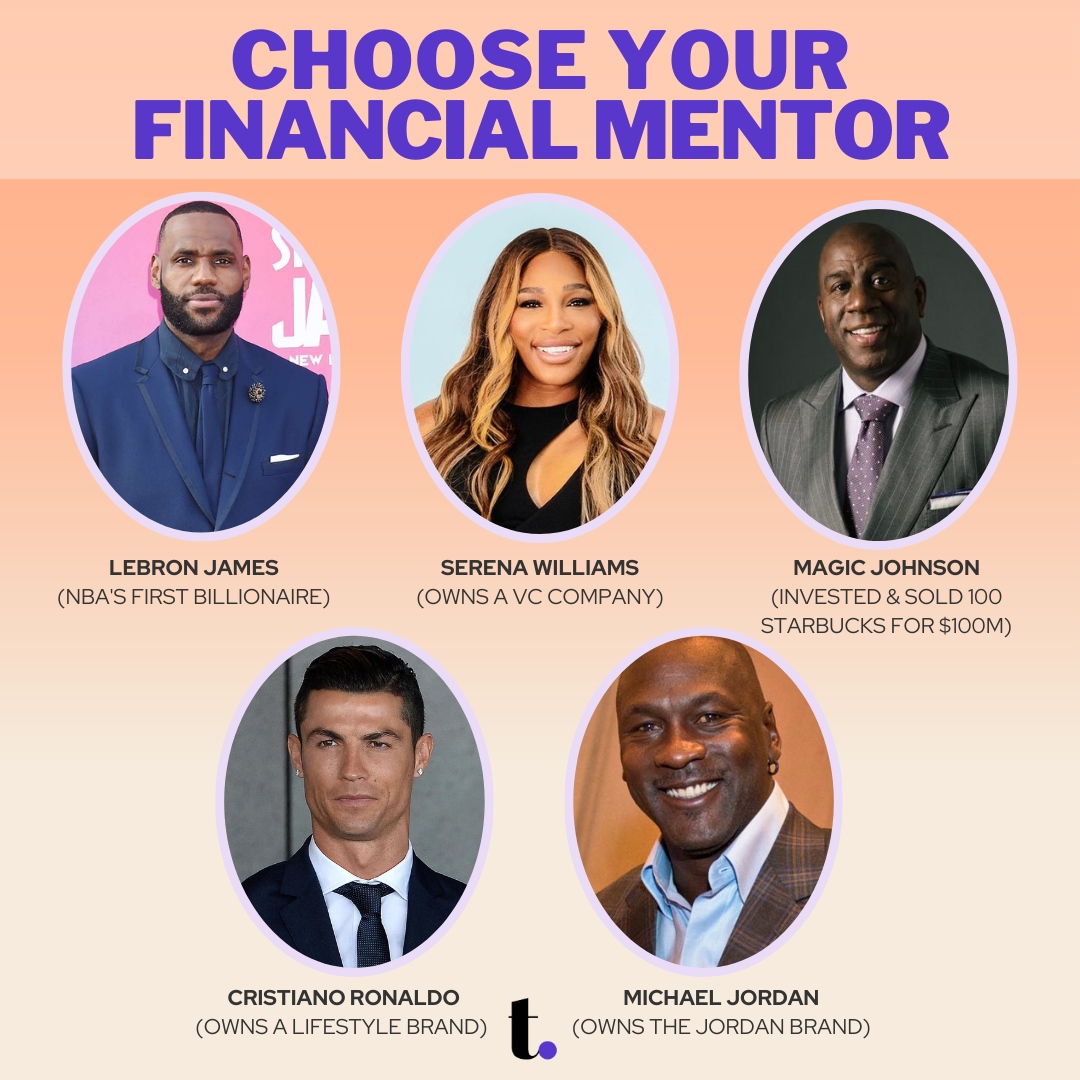 Tribe! You have the opportunity to select a new financial mentor. Who are you choosing? 🤔