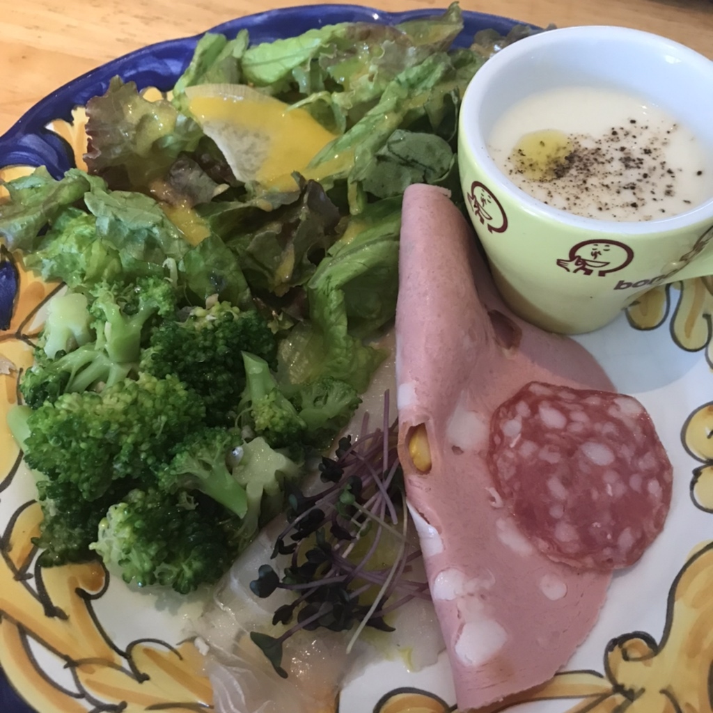 Coper21's tweet photo. ◎前菜盛り合わせ
　鱸のカルパッチョ
　ブロッコリーと釜揚げしらすのアンチョビマリネ
　サラミ&amp;モルタデッラハム... 
https://t.co/gd7l2IENIB #tabelog https://t.co/dWEIxv6dNE