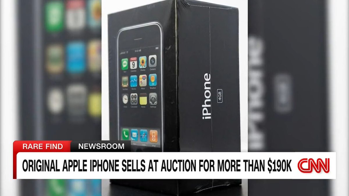 CNN on Twitter "Original Apple iPhone sells for more than 190,000