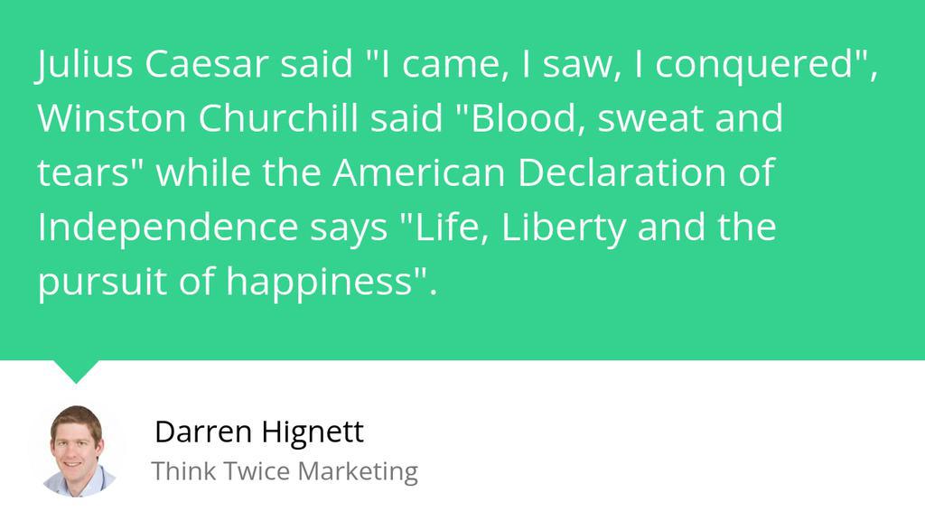 On its own, a single number, price or product seems ‘lonely'.

Read the full article: Are you harnessing the power of 3 in your marketing?
▸ lttr.ai/uwZ4

#smallbusiness #businessgrowth #marketingtips