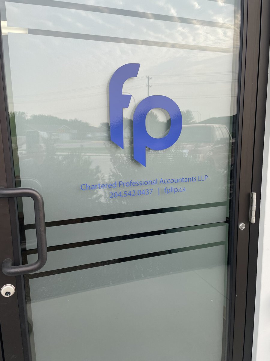 FP_CPA_LLP's tweet photo. It took a while but we finally have a sign!

It’s been fun hiding out but we finally decided to make it a bit easier for you to find us. Stop in if you’re in the area! 

#cpafirm #cpa #southernmanitoba #smb #manitobabusiness #manitoba https://t.co/zkl7C9k1H9