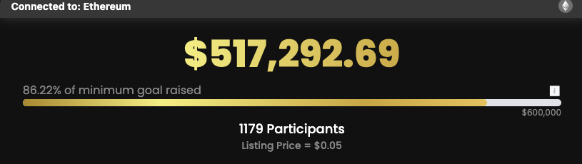 CurioCoCo's tweet photo. @ScorpionCasino You're trying to raise 7.2 million USD for the presale then if we assume the presale price is 0.015. Saying you've reached 86.22% of your goal is misleading - unless I am misunderstanding https://t.co/uvez2DQNgj