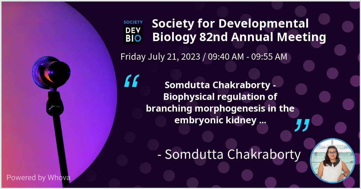 Varner Lab (@labvarner) on Twitter photo If you are attending #sdb2023 , do catch Somdutta Chakraborty's talk at <a href="/SocDevBio/">Society for Developmental Biology</a> this Friday in Chicago. We wish you all the very best <a href="/Somdutta_C/">Somdutta Chakraborty</a> ππΌ
#conference #conferencetalk #scientist #womeninstem @utdbioe @bme_utsw #biomechanics #bioengineering #developmentalbiology If you are attending #sdb2023 , do catch Somdutta Chakraborty's talk at <a href="/SocDevBio/">Society for Developmental Biology</a> this Friday in Chicago. We wish you all the very best <a href="/Somdutta_C/">Somdutta Chakraborty</a> ππΌ
#conference #conferencetalk #scientist #womeninstem @utdbioe @bme_utsw #biomechanics #bioengineering #developmentalbiology