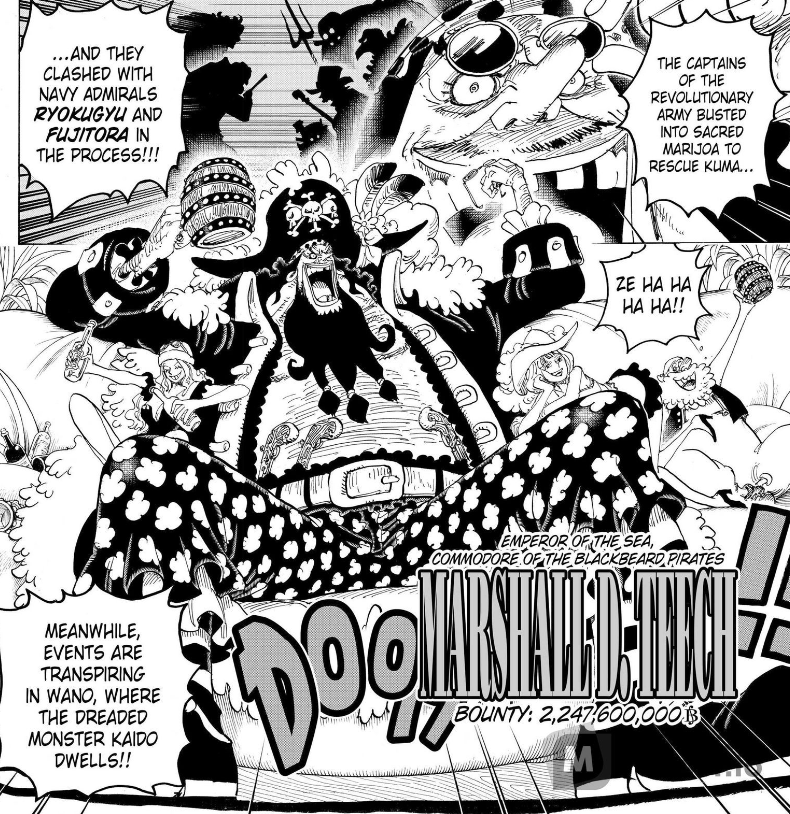 OPWiki_Adm's tweet photo. #ONEPIECE
Entre estas dos ocasiones en las que vimos a Barbanegra (#ONEPIECE925 y #ONEPIECE1059) su recompensa pasó de 2.247.600.000 a 3.996.000.000
¿Qué habrá pasado en "tan poco tiempo" (unas semanas) para que su recompensa haya aumentado en más de mil setecientos millones? 👇 https://t.co/rxFZGkL0vS