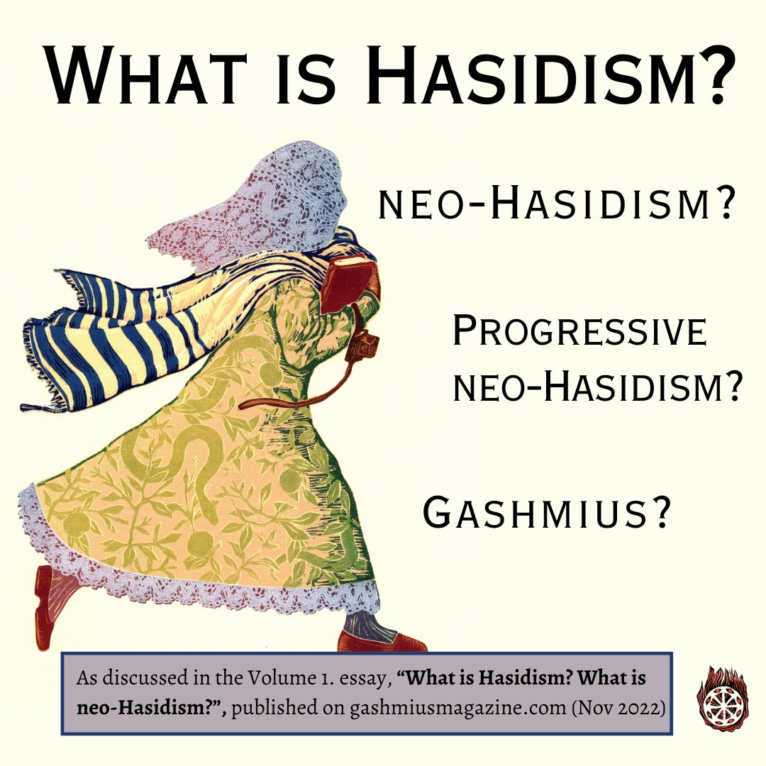 The  goal of Gashmius Magazine is to make the world of neo-Hasidism  accessible to anyone who might find it meaningful. But what does neo-Hasidism mean in the first place? Check out this thread for an introduction to some of the relevant terms and concepts!