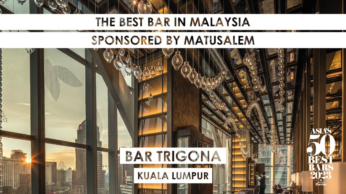Bar Trigona in #KualaLumpur is named The Best Bar in Malaysia, sponsored by Matusalem! #Asias50BestBars #bartrigona #fskualalumpur #bartrigonastories