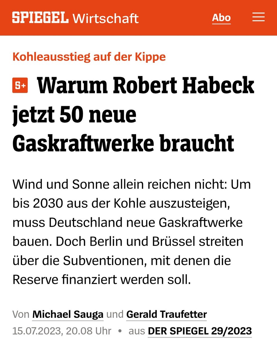 <a href="/Karl_Lauterbach/">Prof. Karl Lauterbach</a> Gut, dann sagen Sie doch mal Herrn Habeck, daß er die 50 Gaskraftwerke doch nicht braucht.