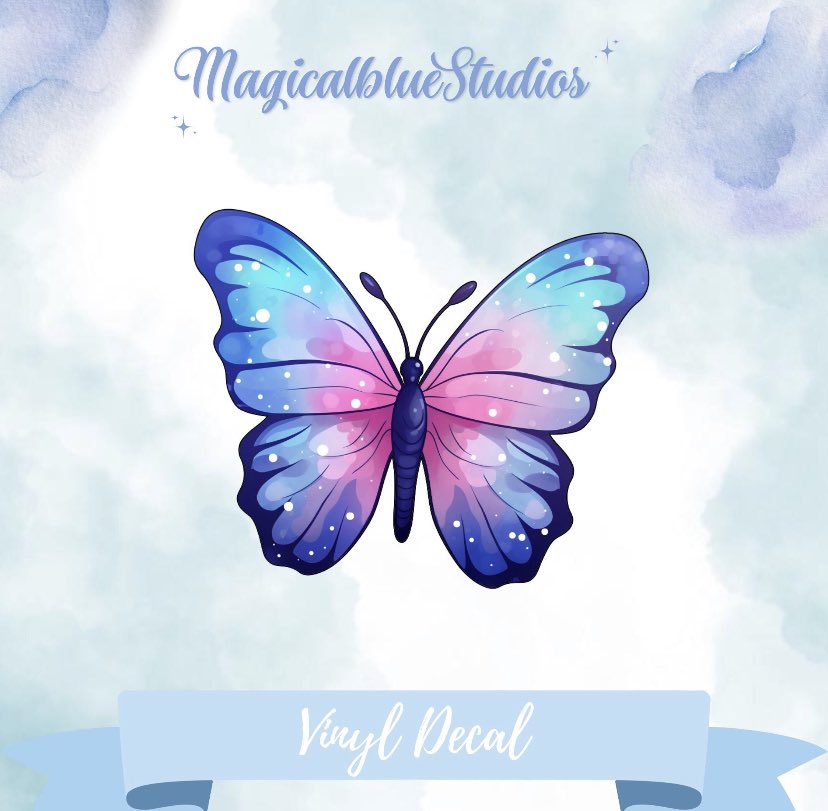 our adorable Kawaii Butterfly Sticker, is a unique way to express your love for art and nature. perfect for personalizing your laptops, journals, planners, and much more. #butterfly #cute #sticker #nature #art #kawaii #kawaiiart #mhhsbd etsy.com/listing/152571…