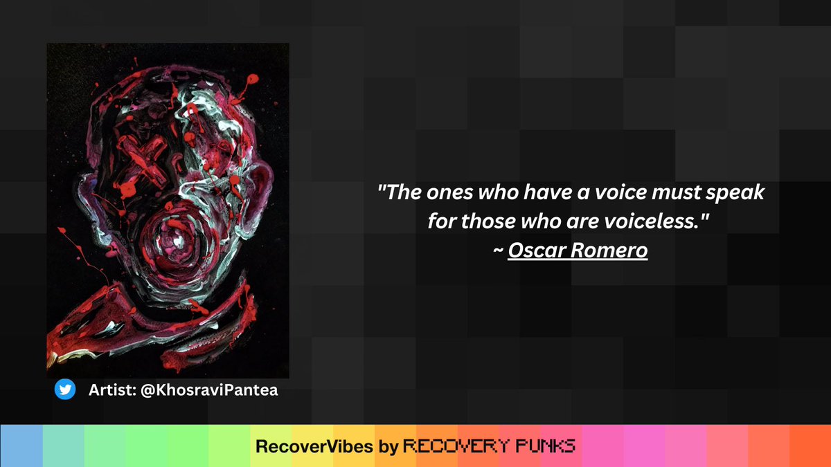 Being a #VoiceForTheVoiceless is a powerful commitment to uplift the marginalized, empower the silenced, and weave a tapestry of empathy and inclusion. 

#artwork: Voiceless @KhosraviPantea