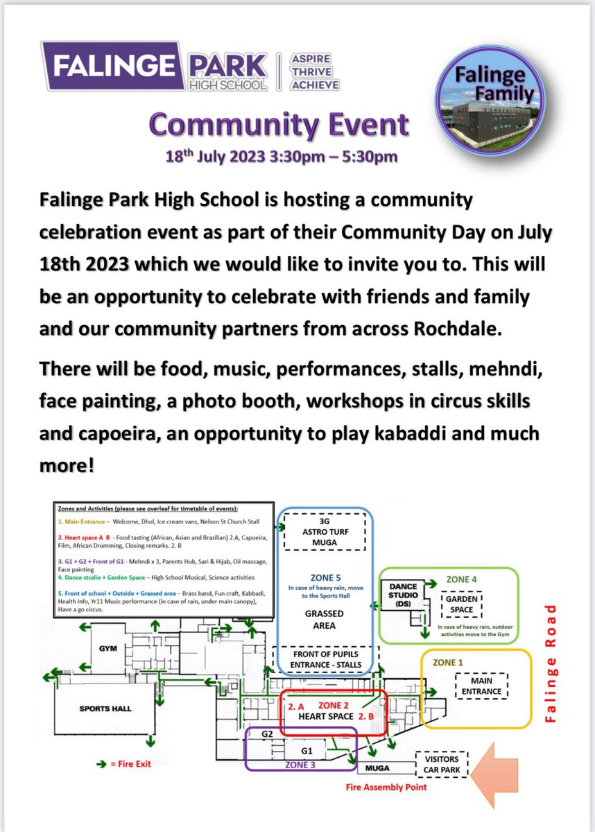 Today Asma is at Falinge Park High School to help celebrate their Community Day! Hope to see you there from 3.30-5.30pm. 

#rochdale #community #rochdalecommunity #falingepark #soulsistersempoweringpeople