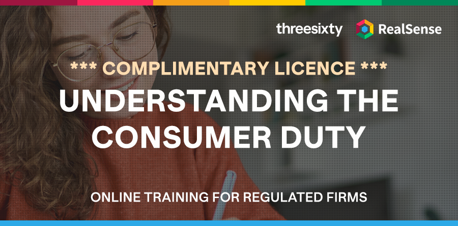 threesixtySvcs's tweet image. For a limited time only, we&apos;re offering all FCA regulated firms a free user licence to experience our interactive #ConsumerDuty training module - further licences can be purchased via @RealsenseUk. To request a free user licence email consumerduty@threesixtyservices.co.uk #CPD
