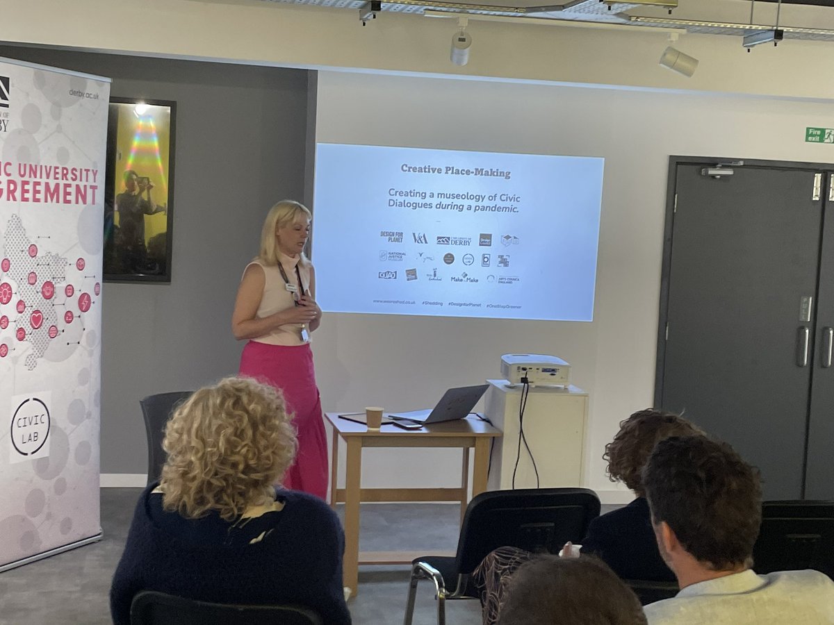 DrMichaelEades's tweet photo. Dr Rhiannon Jones up next at #civiclab talking about the amazing @SHED_uk projectβ¦ Iβm super keen to bring this to South East London! https://t.co/e6GKRtfKnr