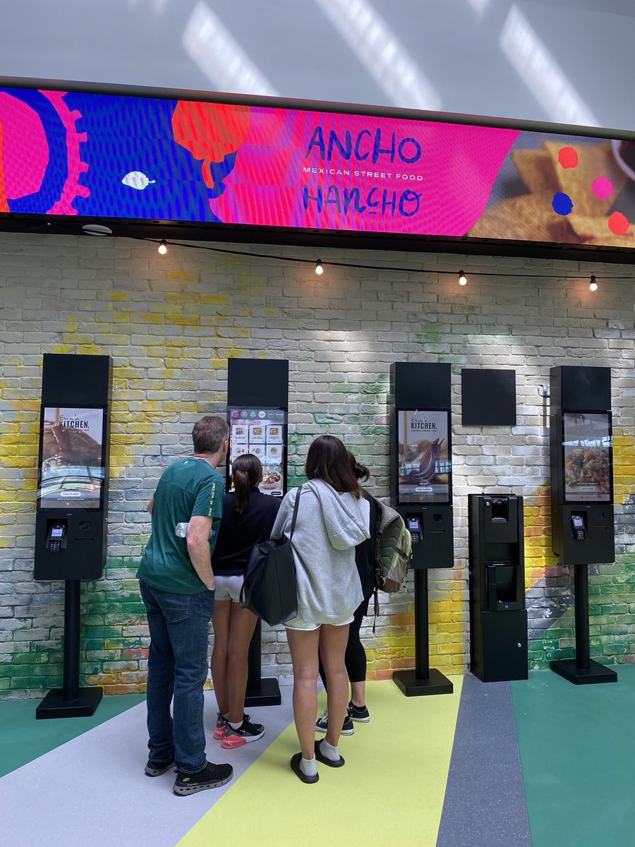 DublinAirport's tweet photo. Forks at the ready! “The Mezz” is now open in Terminal 2 @ Dublin Airport - an exciting new street food unit serving delicious food from 6 great outlets including @CamileThai, Handsome Burger, Ancho Hancho, Erin’s Kitchen &amp; @BadgerAndDodo. 🌯 🍔 ☕️ 🍺 🍛 

https://t.co/0L0oaqPiIV https://t.co/kclC3FLfW5