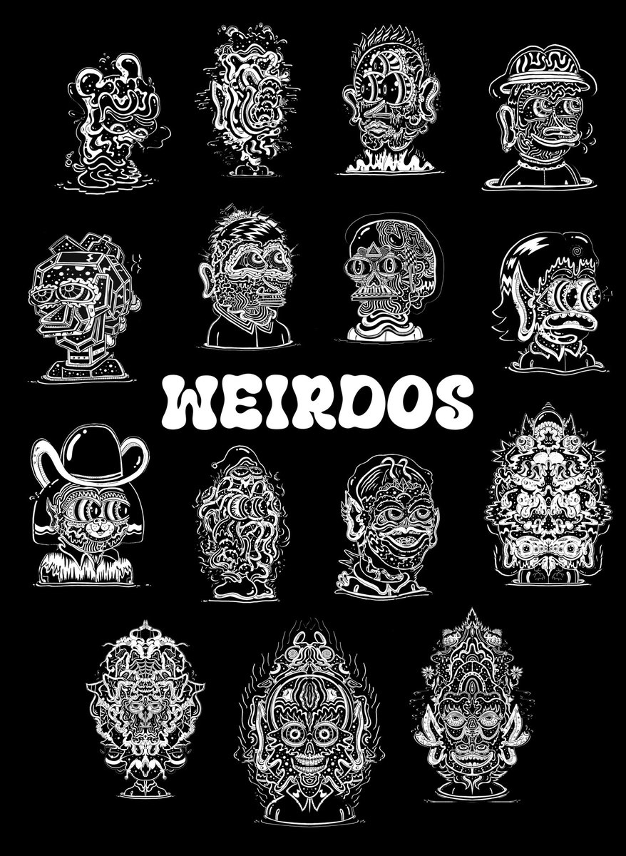 To celebrate my new collection WEIRDOS  I've decided to giveaway the first piece of the collection🎉

RULES 📢

👽 Follow <a href="/M1ster_nice/">MISTER NICE</a>
🌋 Retweet
🪱Tag 3 friends

Winner will be selected this Thursday 

GOOD LUCK ☘️

craft.network/collection/cx8…

#CFT #ICX $ICX #NFTGiveaway