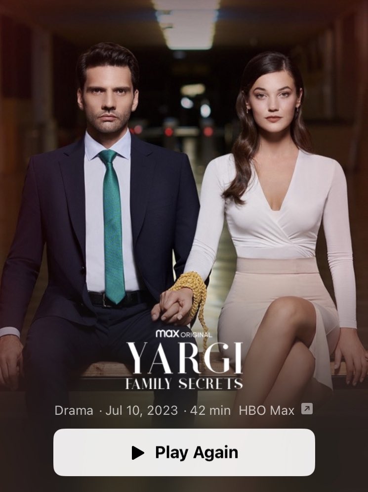 🎬 | #Yargı is available on Apple TV catalog. With just one click, you will be redirected to the platform available in your location.