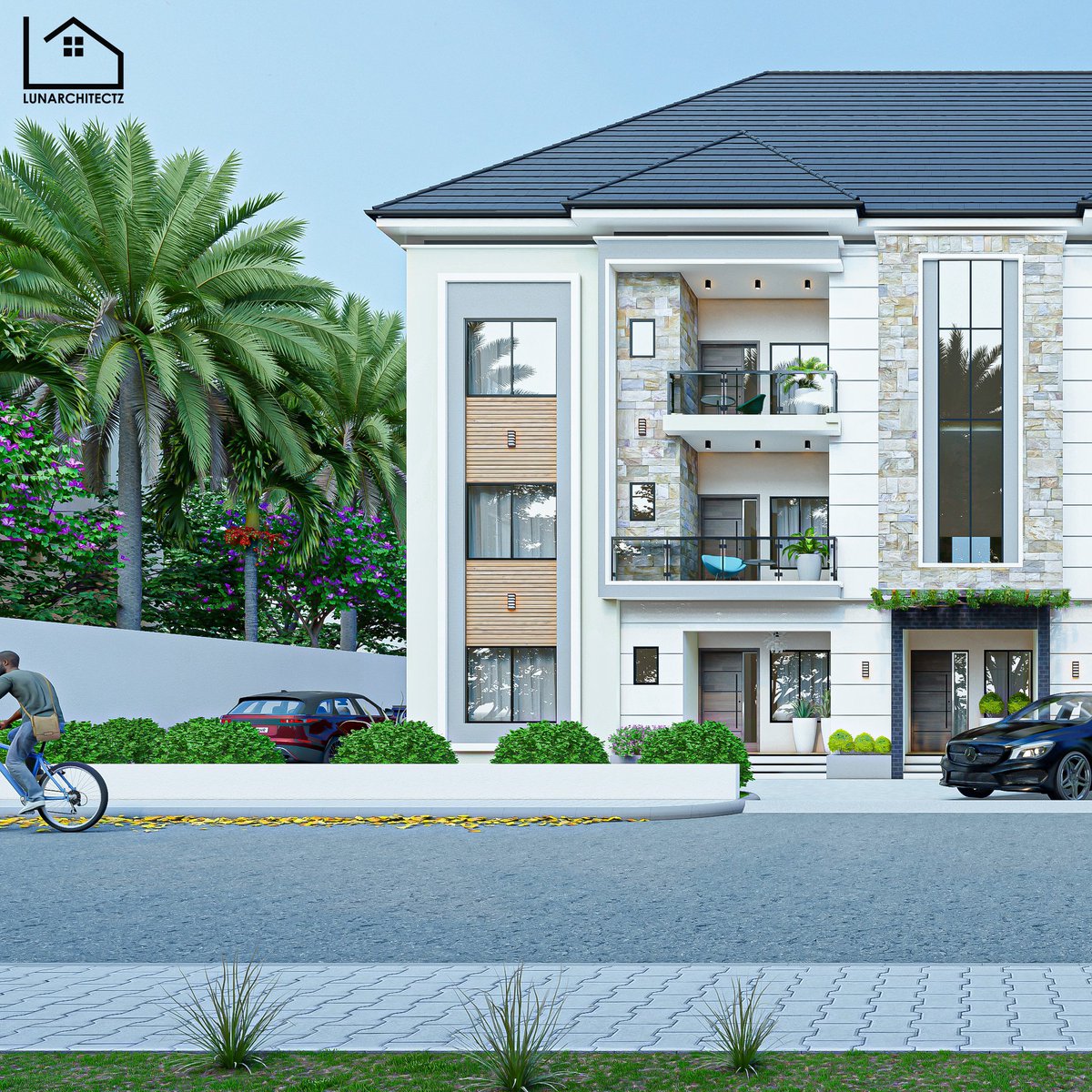 lunarchitectz's tweet photo. Amazing architecture *2 bedrooms block of flats #lunarchitectz https://t.co/CBo4yqQJbZ