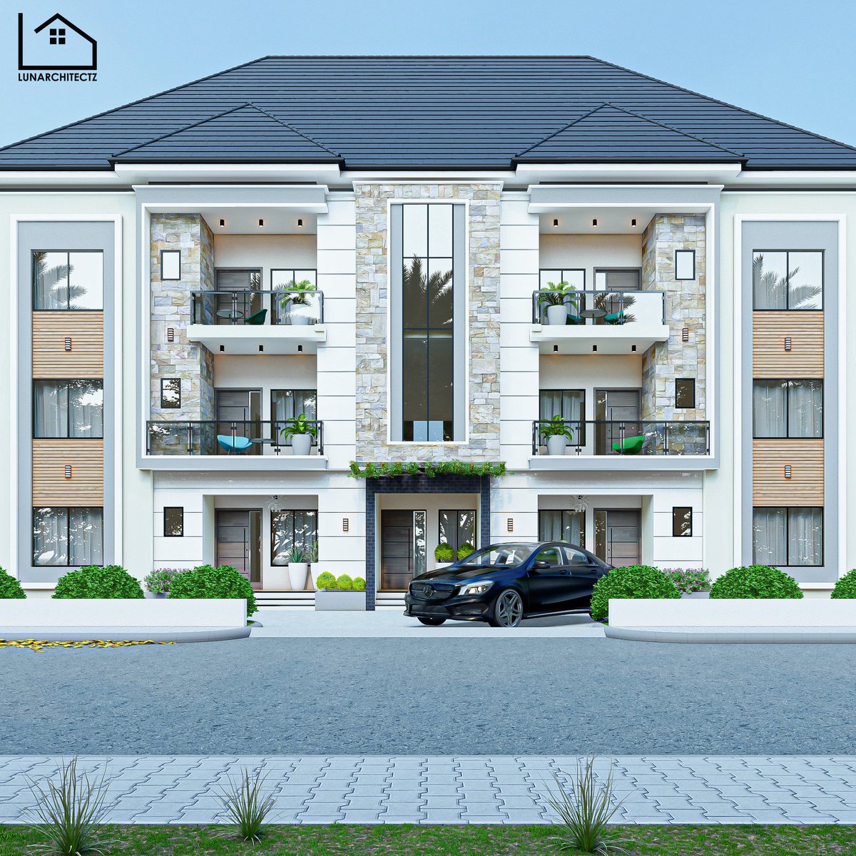 lunarchitectz's tweet photo. Amazing architecture *2 bedrooms block of flats #lunarchitectz https://t.co/CBo4yqQJbZ