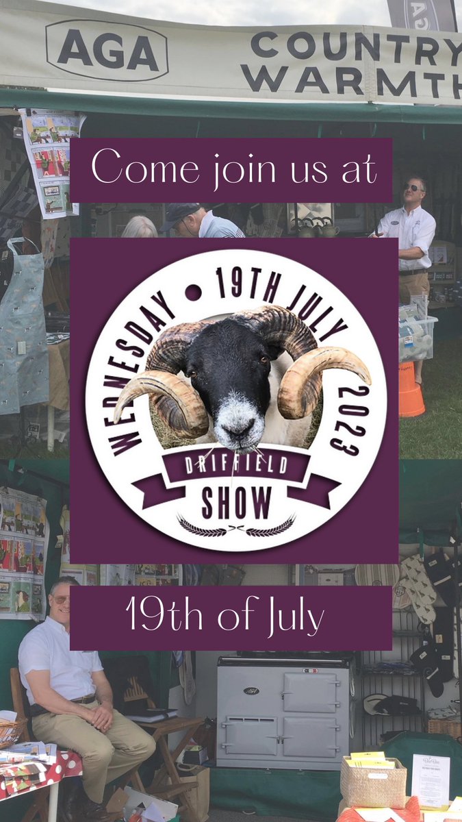 Come join us at the Driffield Show tomorrow! <a href="/DriffieldShow/">Driffield Showground</a> 
We’re looking forward to seeing our customers. We have a large selection of cookware &amp; textiles available for sale including Exclusive Show Offers!
#driffield  #agricultural #show #driffieldshow #Yorkshire #AGA #everhot