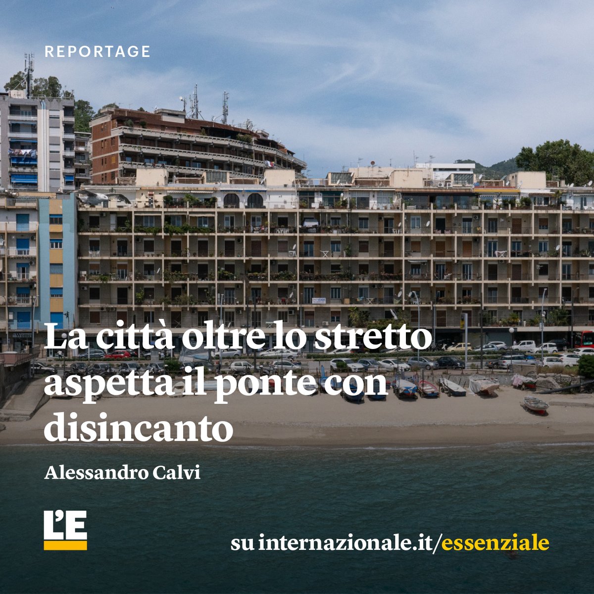 A Messina i progetti di un collegamento stabile con la Calabria li sentono da quasi due secoli. Qualcuno li aspetta con timore, qualcuno con speranza, ma la città da sempre fa i conti con le promesse tradite. L’articolo Alessandro Calvi: intern.az/1HC4