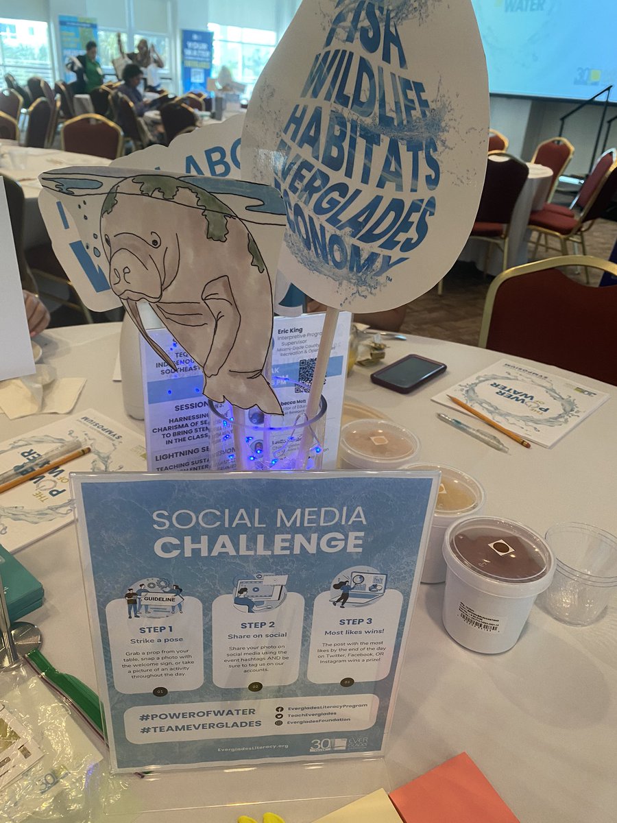 ajjklingsmith's tweet photo. Everglades Teacher Symposium today! @HLEmedia @HLELeaderInMe @evergfoundation #TEAMEVERGLADES https://t.co/7IF7iJwVOg