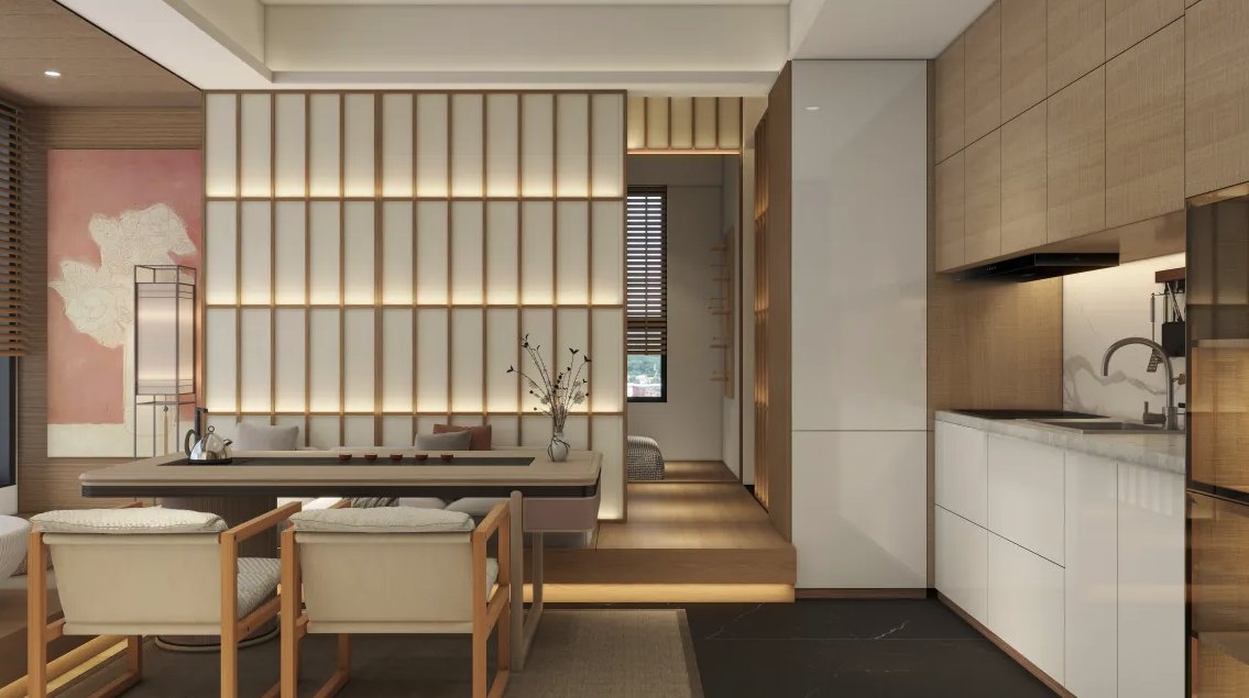 stez_83's tweet photo. Japanese style interior design element for small apartments .

#interiordesign #japanese #ai #designer #wood #natural https://t.co/QOsT0ff1Us