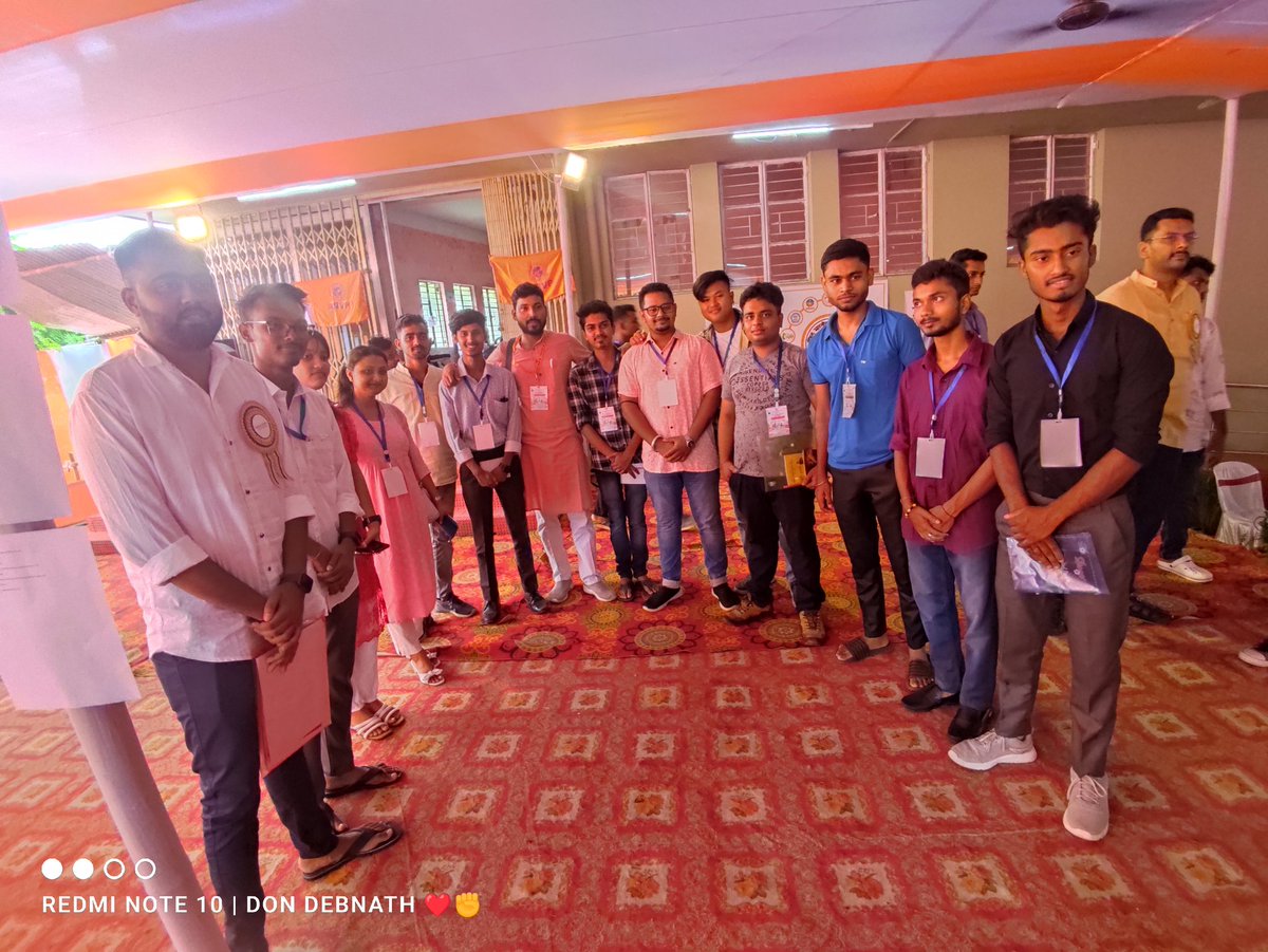 DebnathDon's tweet photo. ১১ৰ পৰা ১৪ জুলাই লৈকে অখিল ভাৰতীয় বিদ্যাৰ্থী পৰিষদ অসম প্ৰদেশৰ পৰা অসম বিশ্ববিদ্যালয় শিলচৰত আয়োজন কৰা ৪ দিনীয়া ৰাজ্যিক প্ৰশিক্ষণ শিবিৰৰ কিছু দৃশ্য।
#ABVPAssam
#Statestatetrainingcamp
#ABVP75years
#ABVP long live https://t.co/WhpxBQAGhn
